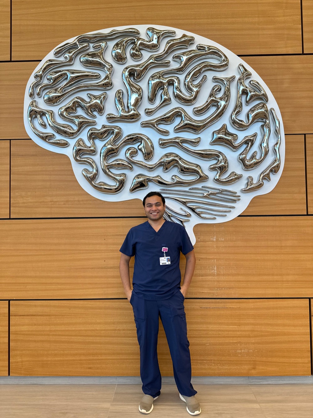 Dr Rahul Gupta during his fellowship in the USA