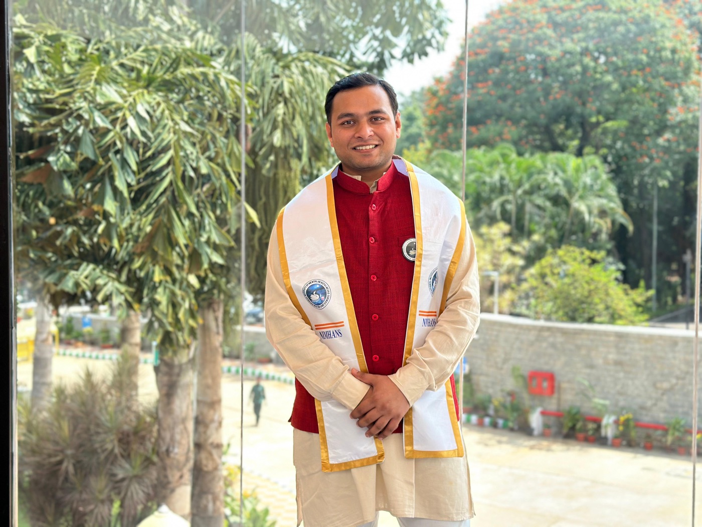 Dr Rahul Gupta at NIMHANS, Bengaluru